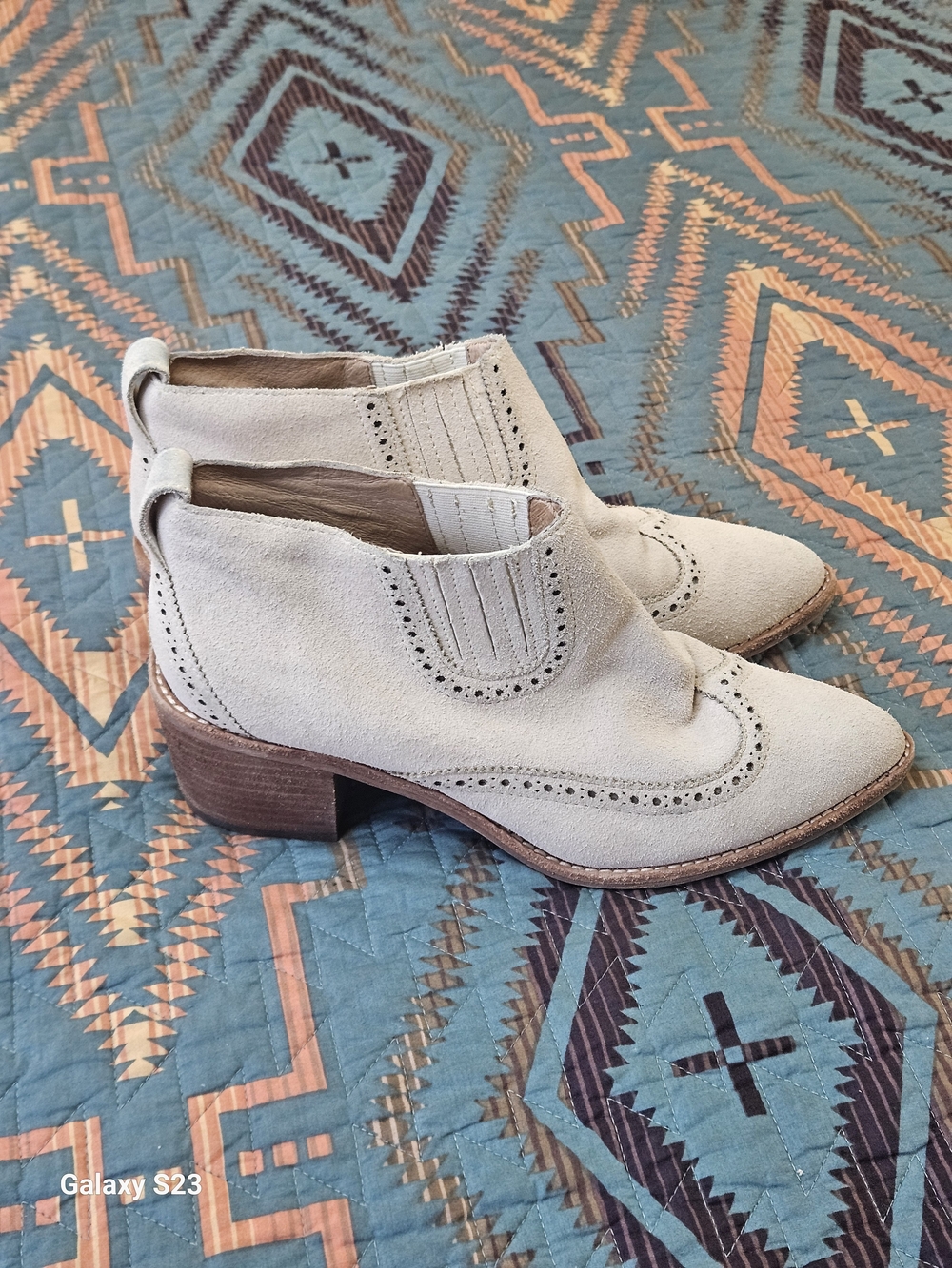 Madewell‎ Greyson Brogue Chelsea Ankle Booties